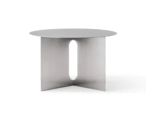 Konferenční stolek Androgyne Ø63, brushed steel