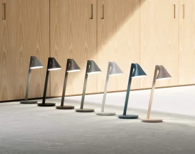 Stolní lampa NJP Mini, light aluminium grey