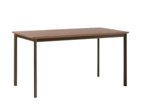 Jídelní stůl Drip HW115, bronzed/lacquered walnut