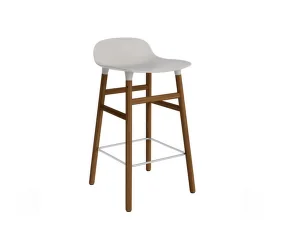 Barová židle Form 65 cm, warm grey/walnut