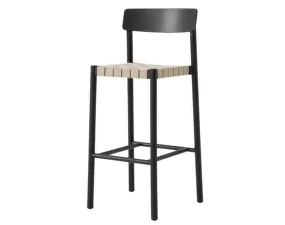 Barová židle Betty TK15, black/natural
