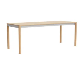 Stůl Annex Flush 200x80, anodized/lacquered oak