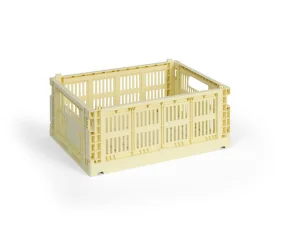 Úložný box Colour Crate M, light yellow