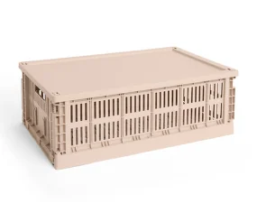 Plastové víko Colour Crate L, powder