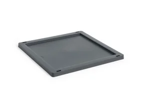 Plastové víko Colour Crate Cube/Square M, charcoal