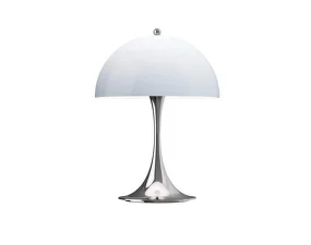Přenosná lampa Panthella 250, chrome opal blue grey