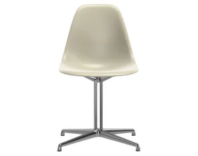 Židle Eames DSL, pebble/polished aluminum