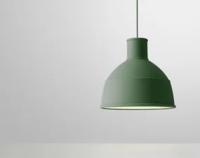 Závěsná lampa Unfold, green