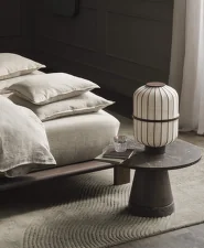 Konferenční stolek Piro Ø60, dark oiled oak