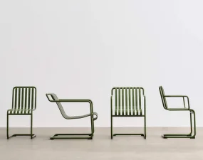 Židle Palissade Cantilever, olive
