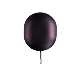 Nástěnná lampa Clam, burned black