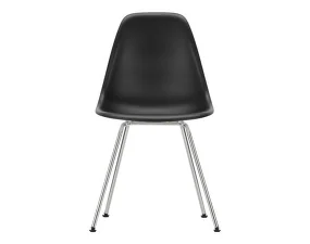 Židle Eames DSX, chrome/deep black