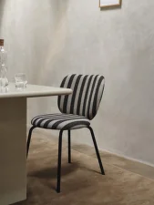 Jídelní židle Rico Louisiana, sand/black