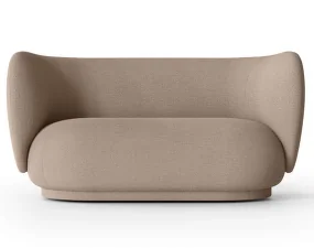Sofa Rico 2, Bouclé sand