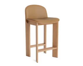 Barová židle Chisel 35 H65, lacquered oak / Grano cognac