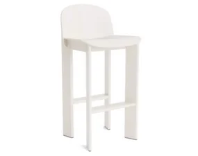 Barová židle Chisel 35 H75, cream white lacquered beech