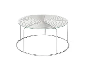 Konferenční stolek Wire VP17, glass tabletop