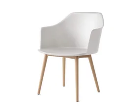 Židle Rely HW76 s područkami, oak / oyster
