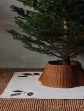 Podložka pod vánoční stromeček Oak Square, natural