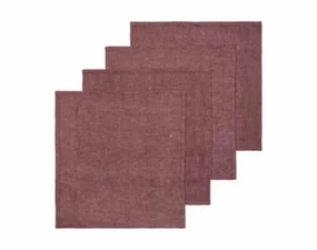 Ubrousky Hale set 4ks, chestnut