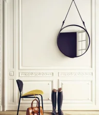 Zrcadlo Adnet Circulaire M, black
