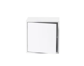 Policový díl Stacked (w. door) medium, white