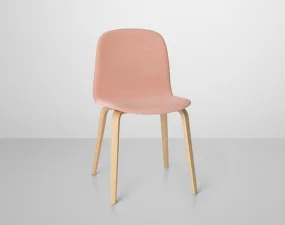 Čalouněná židle Visu, wood, rose