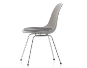 Židle Eames DSX, polstrovaný sedák
