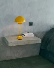 Stolní lampa Flowerpot VP3, mustard