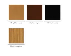 Židle Eames Fiberglass DSW, raw umber/golden maple