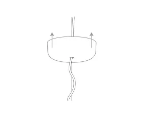 Stropní krytka Ceiling Cap, white