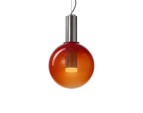 Závěsná lampa Phenomena, ferrari red/gold