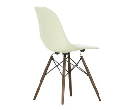 Židle Eames Fiberglass DSW, parchment/dark maple