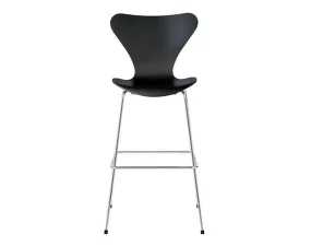 Barová židle Series 7™, black ash / chrom