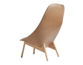 Křeslo Uchiwa Quilt, lacquered solid oak, Mode 009/Sense Nougat