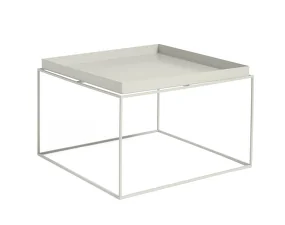 Stolek Tray Table 60x60, warm grey
