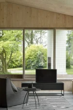 TV stolek Monolit, oak/black