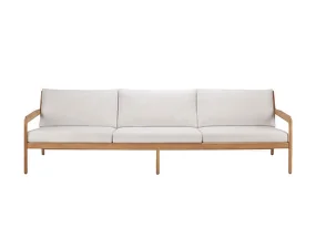 Outdorová sofa Jack 265 cm, teak / off white