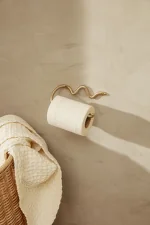 Držák na toaletní papír Curvature, brass