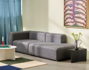 Stolek Slit Wood oblong, black