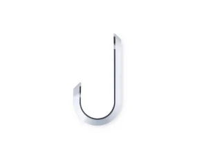 Věšáky Curve Mini Hooks – set 2 ks, silver