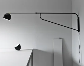 Nástěnná lampa Bellman, jet black