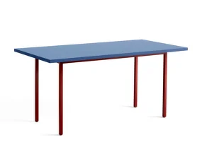 Jídelní stůl Two-Colour 160 cm, maroon red/blue