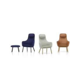 Křeslo HAL Lounge Chair, pale blue/chartreuse