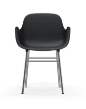 Židle Form s područkami, black/chrome