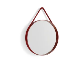 Zrcadlo Strap Mirror 50cm, red