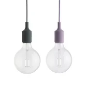 Závěsná LED lampa E27, dark green