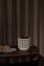 Organizér Ceramic Basket Small, off-white