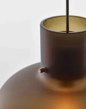 Závěsné svítidlo Awa Large PC1130, smoke brown / copper