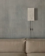 Nástěnná lampa Argilla, marble white